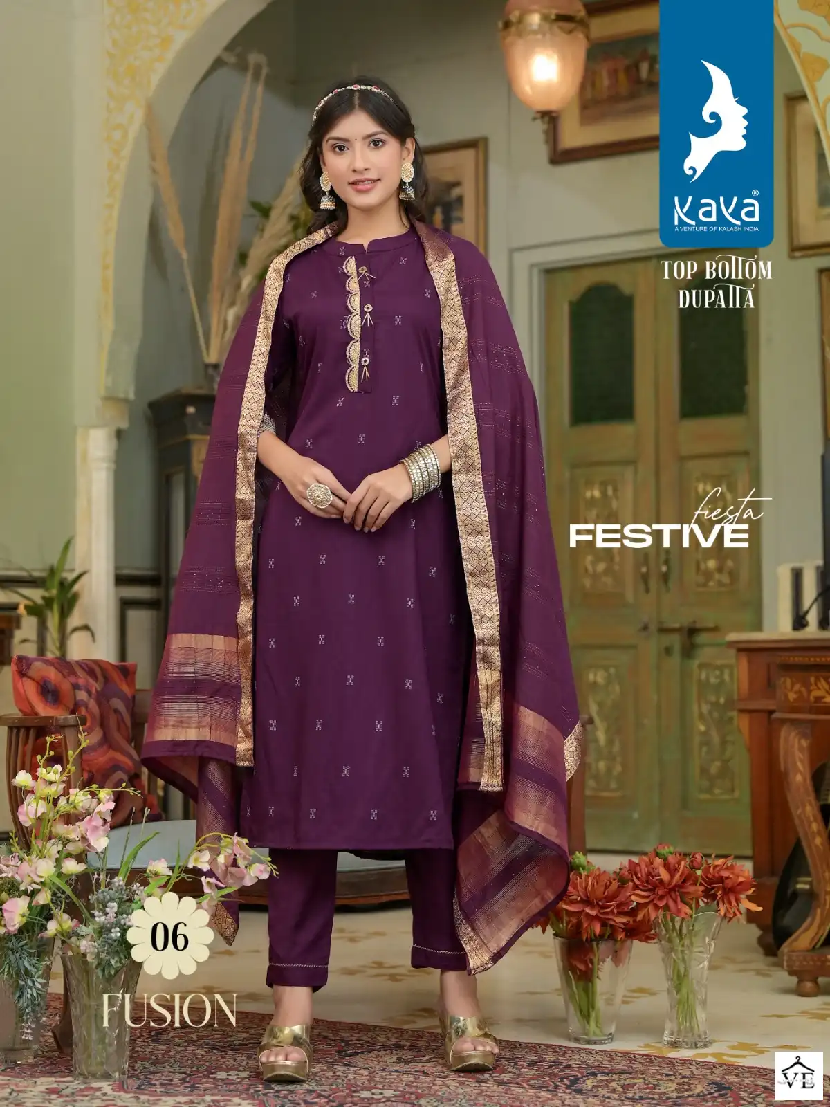 Kaya Fusion Rayon Wholesale Readymade Salwar Suit Catalog — Wholesale Salwar Suits, MPA wholesale from Surat - Gallery Image 5