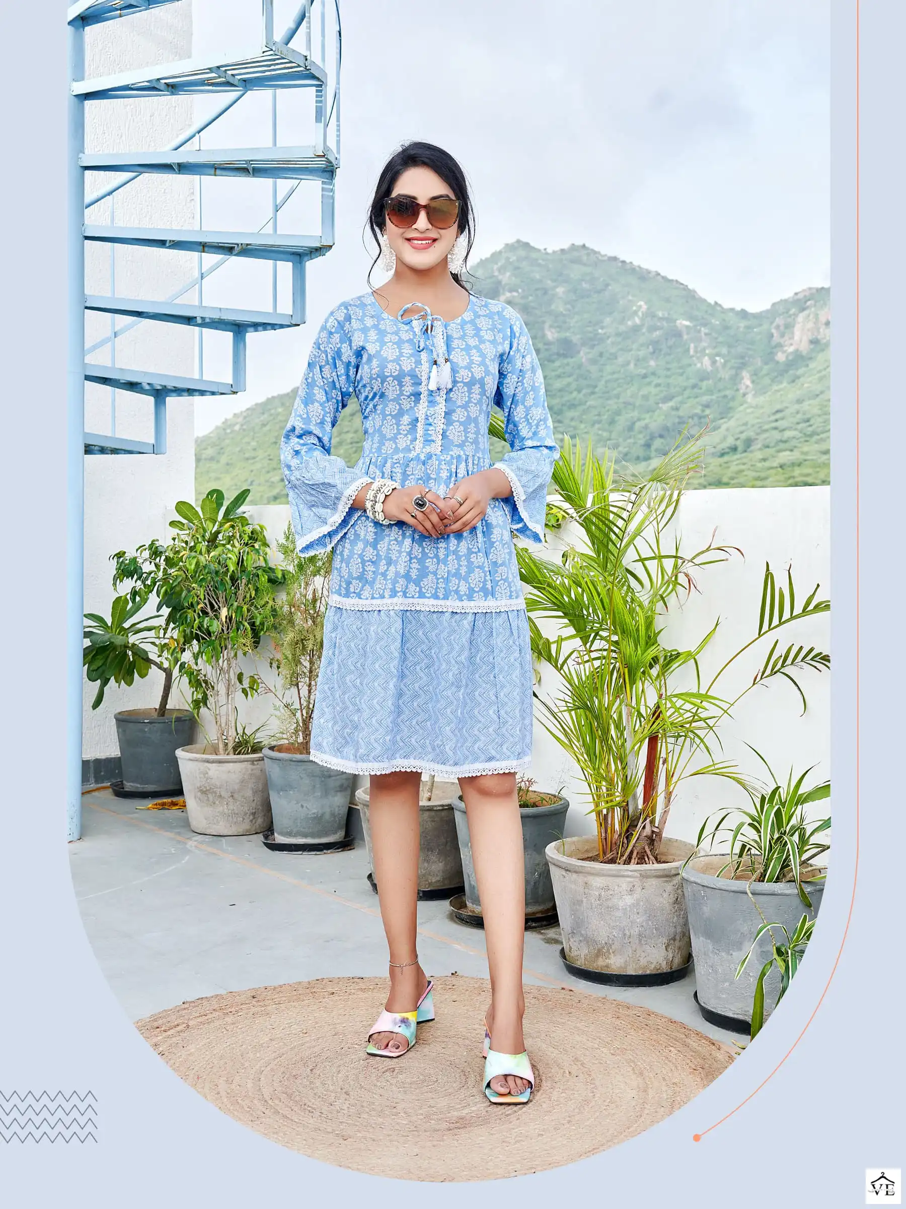 Tips & Tops Fusion Vol 03 Cotton Print Wholesale Fancy Kurtis Catalog — Wholesale Kurtis, MPA wholesale from Surat - Gallery Image 4