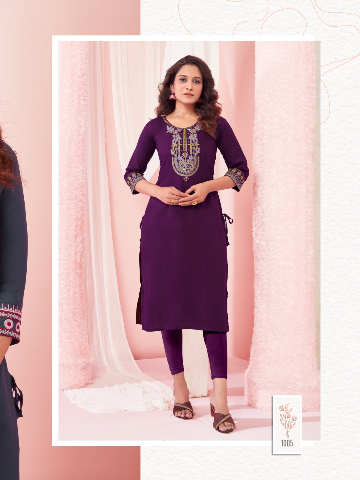 Colourpix Five Star Fancy Heavy Rayon Wholesale Fancy Kurtis Catalog — Wholesale Kurtis, MPA wholesale from Surat - Gallery Image 2