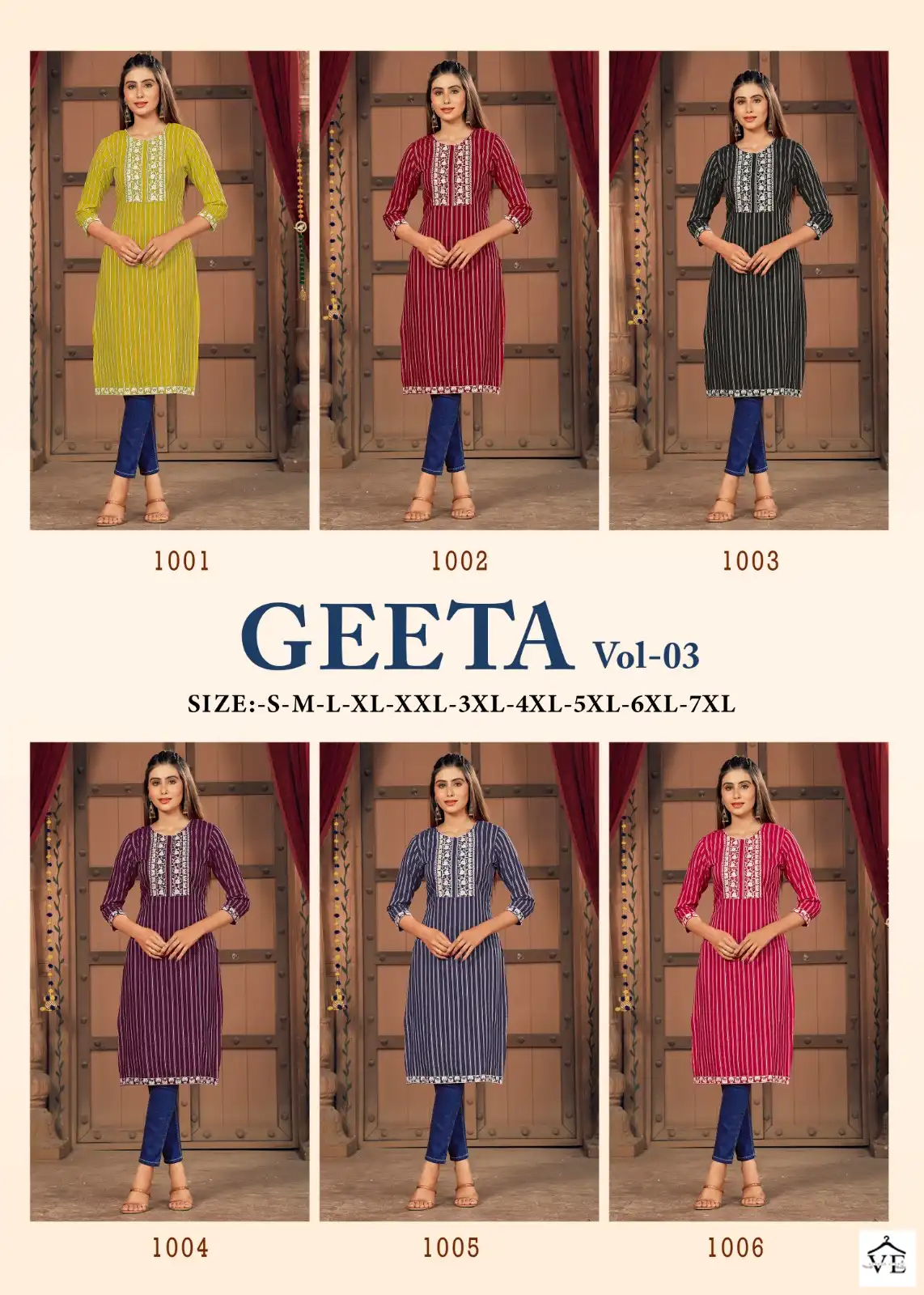 Banwery Geeta Vol 3 Russian Silk Wholesale Kurti Catalog — Wholesale Kurtis, Banwery wholesale from Surat — view 7