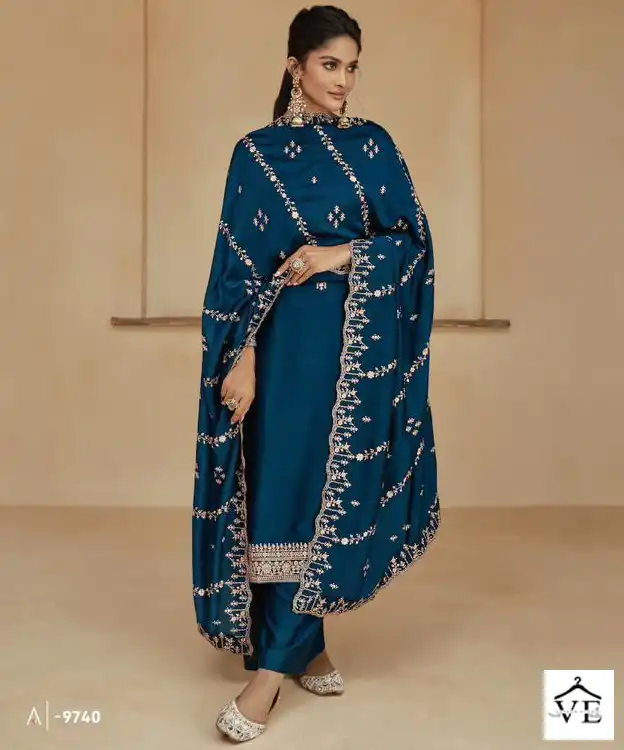 Aashirwad Glory Myntra Silk Wholesale Designer Suits Catalog — Wholesale Salwar Suits, Aashirwad Creation wholesale from Surat — view 1