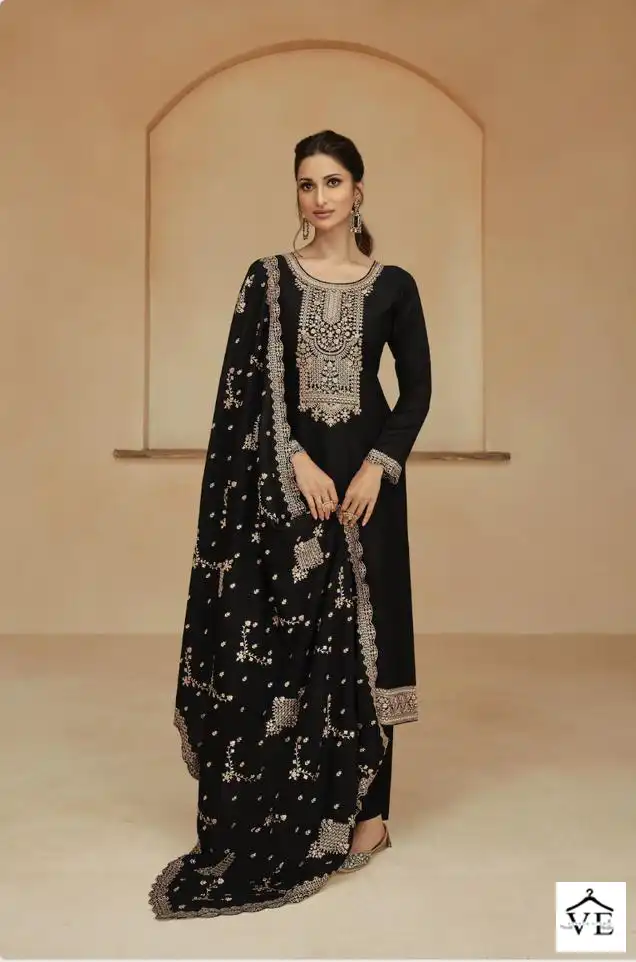 Aashirwad Glory Myntra Silk Wholesale Designer Suits Catalog — Wholesale Salwar Suits, Aashirwad Creation wholesale from Surat - Gallery Image 2