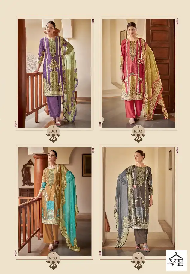 Z.S.M. Golden Velvet Original Velvet Wholesale Heavy Winter Wear Suits Catalog — Wholesale Salwar Suits, MPA wholesale from Surat — view 5