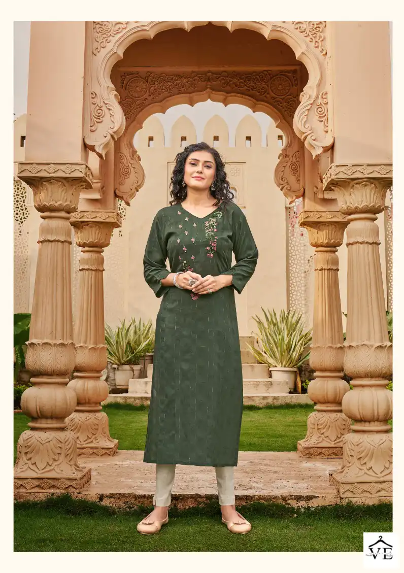 Kalaroop Gravity Heavy Rayon Wholesale Designer Kurtis Catalog — Wholesale Kurtis, MPA wholesale from Surat - Gallery Image 3