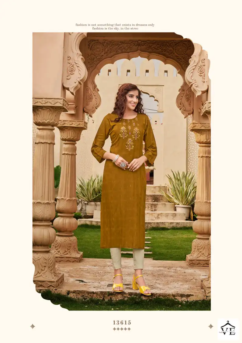 Kalaroop Gravity Heavy Rayon Wholesale Designer Kurtis Catalog — Wholesale Kurtis, MPA wholesale from Surat - Gallery Image 4