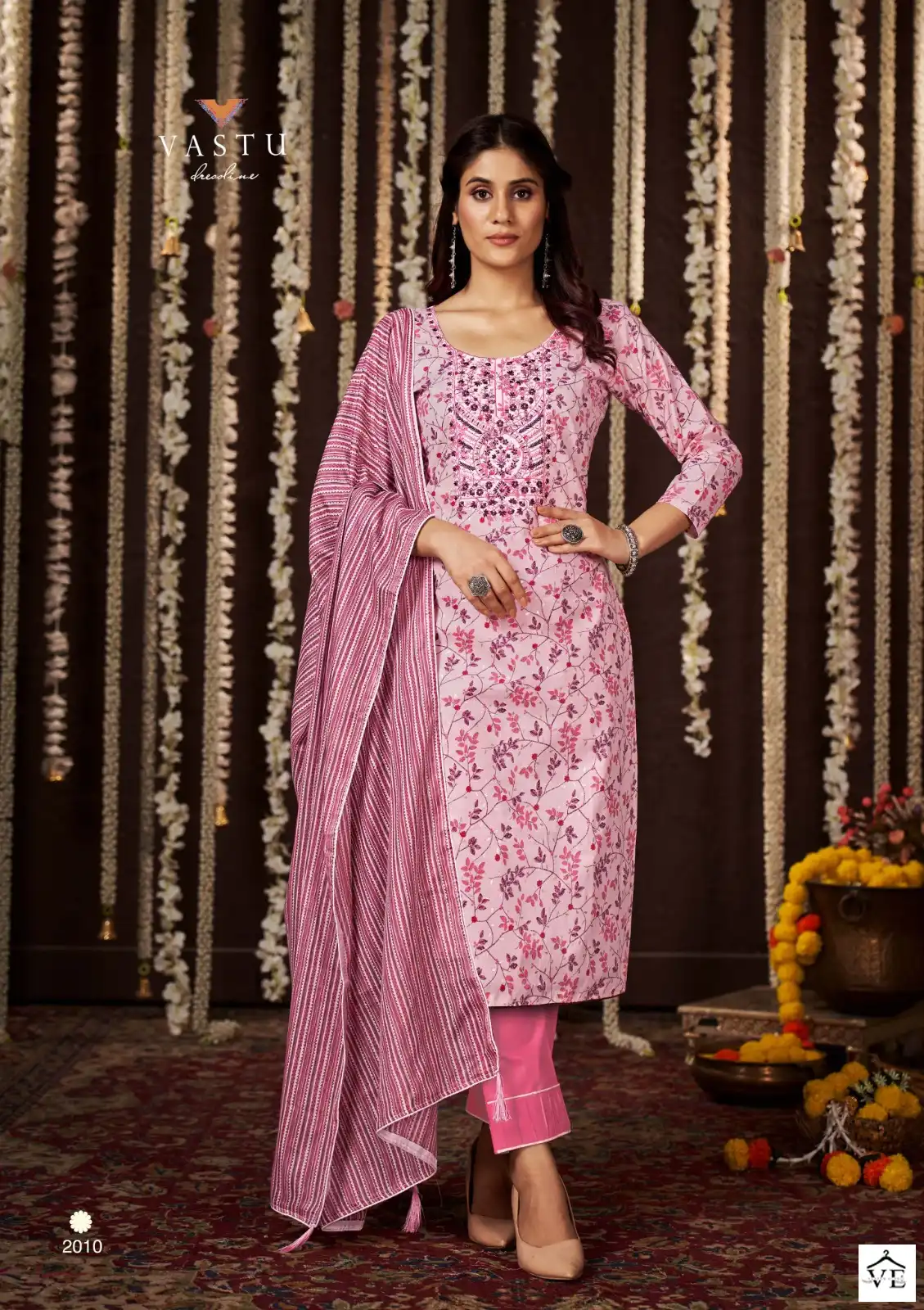 Vastu Tex Gulmohar Vol 1 Lawn Cotton Wholesale Fancy Work Salwar Suit Catalog — Wholesale Salwar Suits, MPA wholesale from Surat - Gallery Image 10