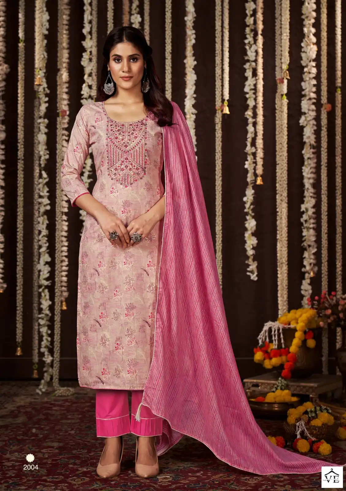 Vastu Tex Gulmohar Vol 1 Lawn Cotton Wholesale Fancy Work Salwar Suit Catalog — Wholesale Salwar Suits, MPA wholesale from Surat - Gallery Image 4