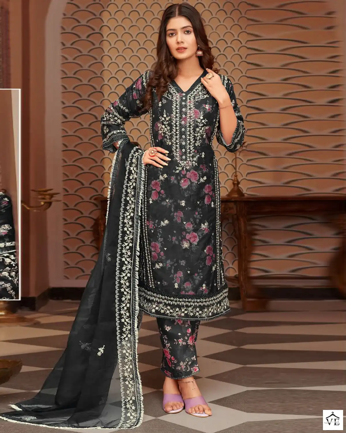 Al_Khushbu Guzal Vol 2 Organza Wholesale Pakistani Suits Catalog — Wholesale Salwar Suits, MPA wholesale from Surat — view 1