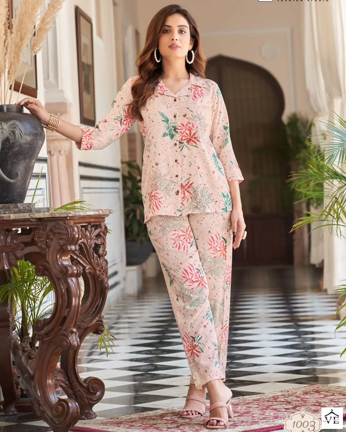 Kadlee Glory Viscose Slub Wholesale Kurti With Pant Co-Ord Set Catalog — Wholesale Kurtis, Kadlee Fashion Studio wholesale from Surat — view 1