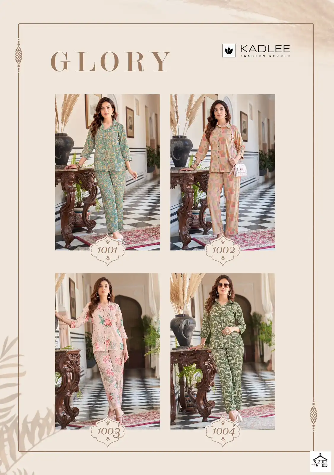 Kadlee Glory Viscose Slub Wholesale Kurti With Pant Co-Ord Set Catalog — Wholesale Kurtis, Kadlee Fashion Studio wholesale from Surat — view 5