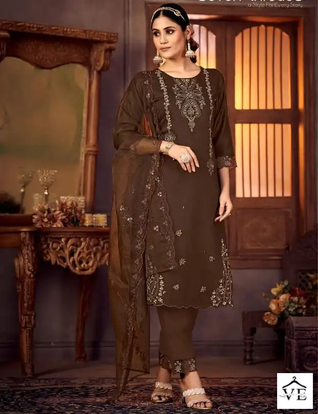 Seven Threads Gulmohar Viscose Silk Wholesale Readymade Salwar Suit Catalog — Wholesale Salwar Suits, MPA wholesale from Surat — view 1