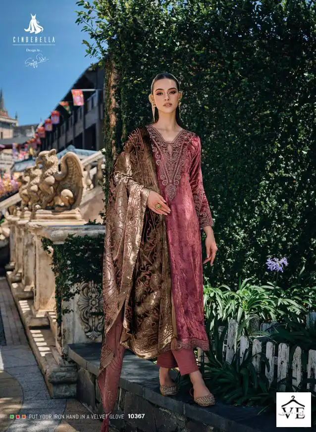 Ibiza Lifestyle Guzarish Pure Italian Viscose Velvet Wholesale Designer Pakistani Salwar Suit Catalog — Wholesale Salwar Suits, MPA wholesale from Surat - Gallery Image 2
