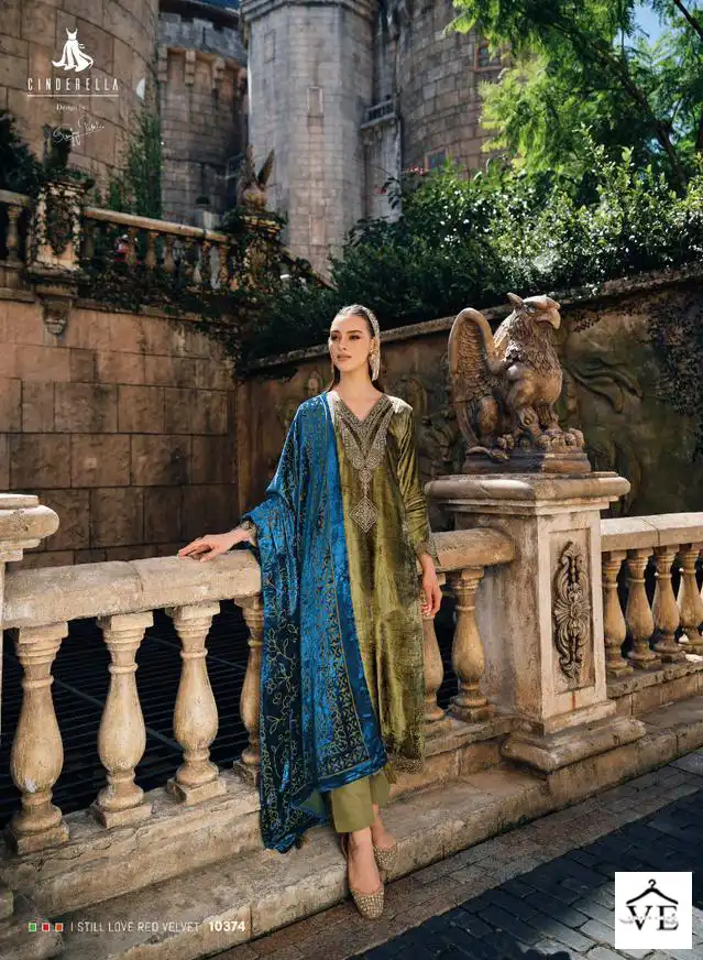 Ibiza Lifestyle Guzarish Pure Italian Viscose Velvet Wholesale Designer Pakistani Salwar Suit Catalog — Wholesale Salwar Suits, MPA wholesale from Surat - Gallery Image 11