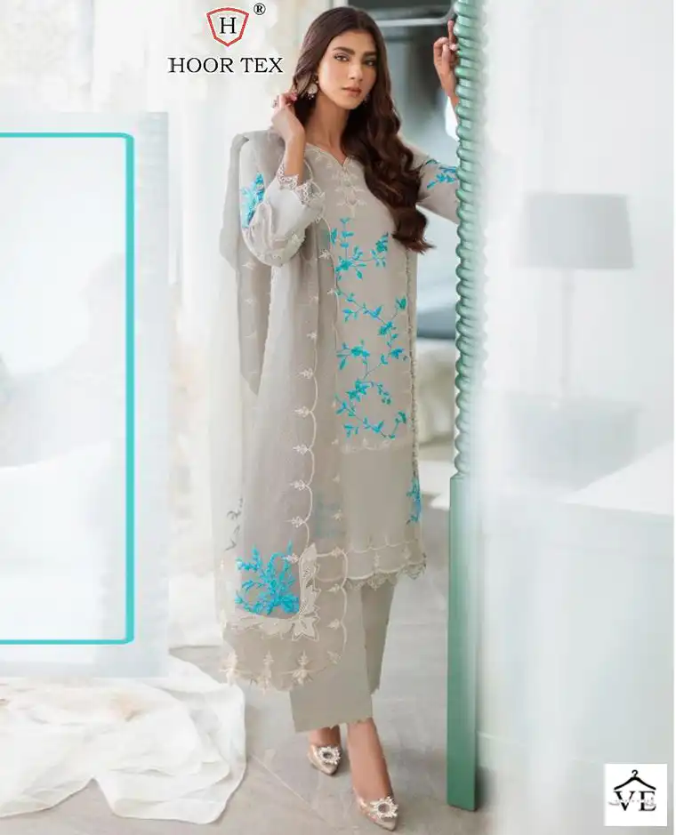 Hoor Tex H-112A Heavy Cotton Wholesale Pakistani Suit — Wholesale Salwar Suits, MPA wholesale from Surat — view 1