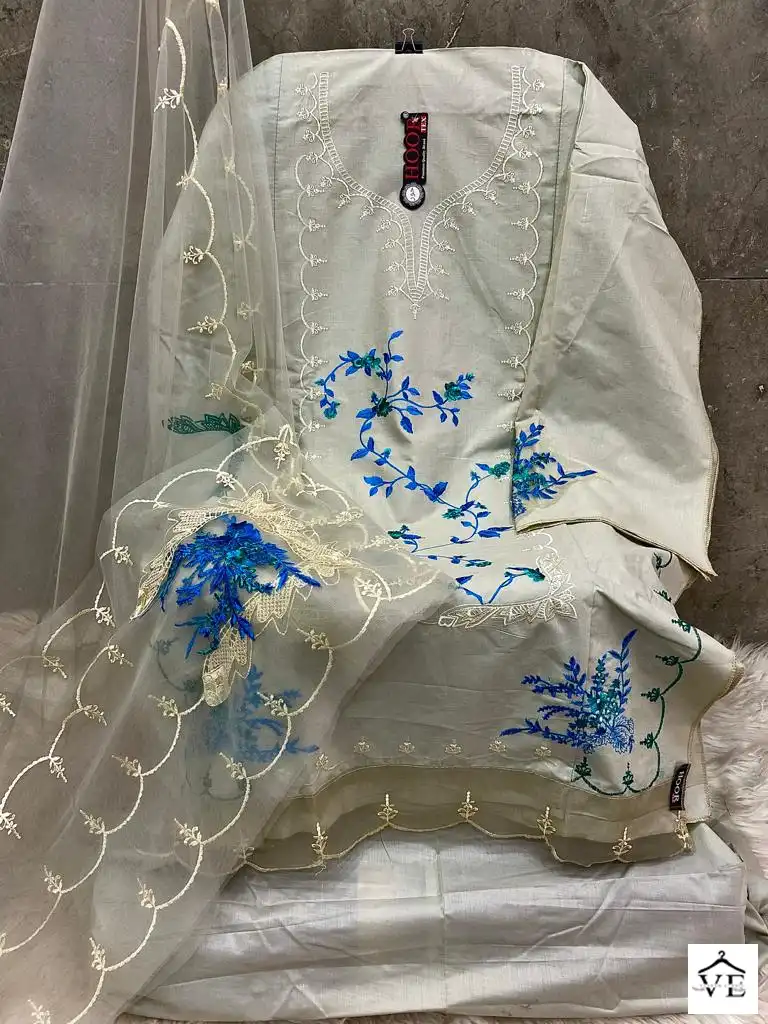 Hoor Tex H-112A Heavy Cotton Wholesale Pakistani Suit — Wholesale Salwar Suits, MPA wholesale from Surat — view 2