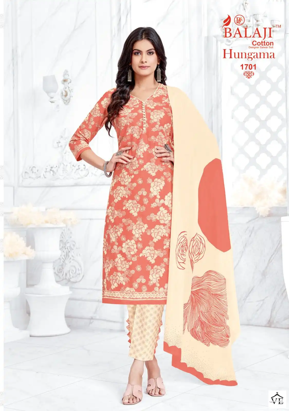 Balaji Hangama Vol 17 Cotton Wholesale Regular Wear Salwar Suit Catalog — Wholesale Salwar Suits, MPA wholesale from Surat — Photo 10