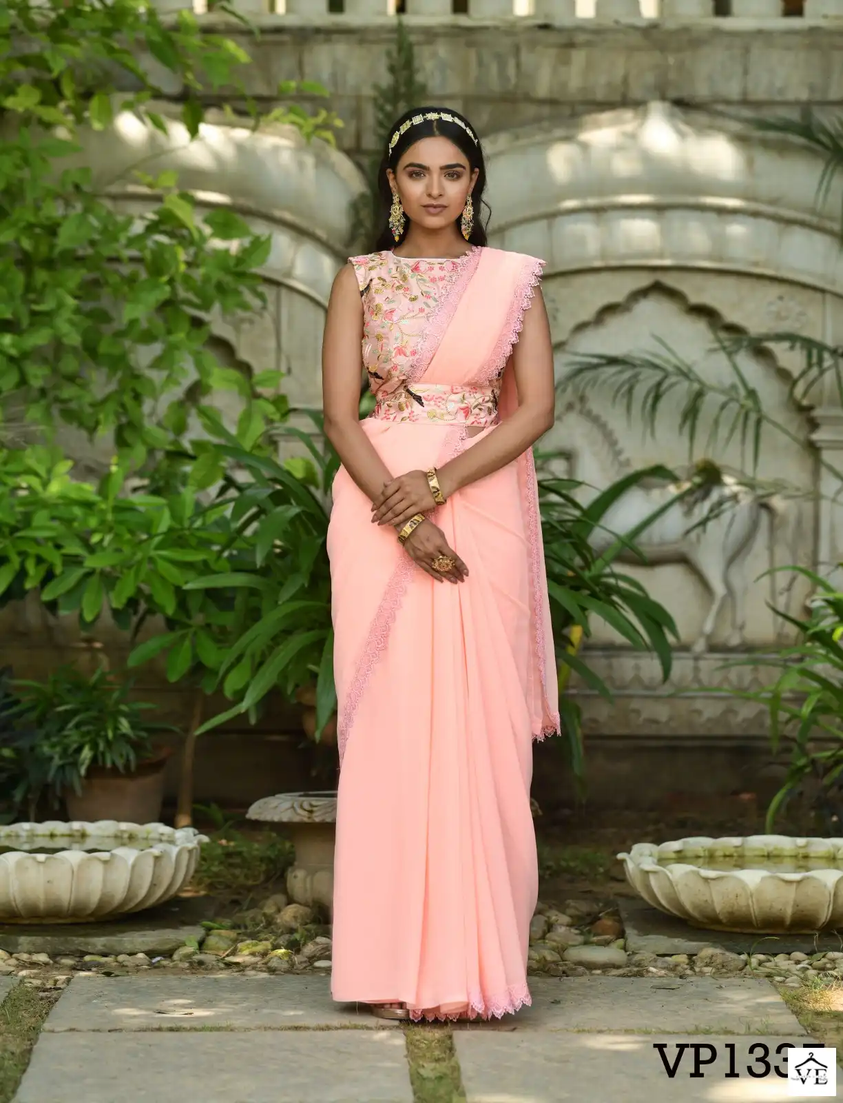 Fashion Beery Hasina Georgette Wholesale Fancy Sarees Catalog — Wholesale Sarees, MPA wholesale from Surat - Gallery Image 2