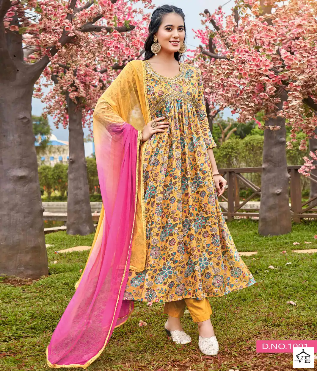 Pirohi Heeriye Pure Mul Cotton Wholesale Readymade Salwar Suit Catalog — Wholesale Salwar Suits, MPA wholesale from Surat — view 1