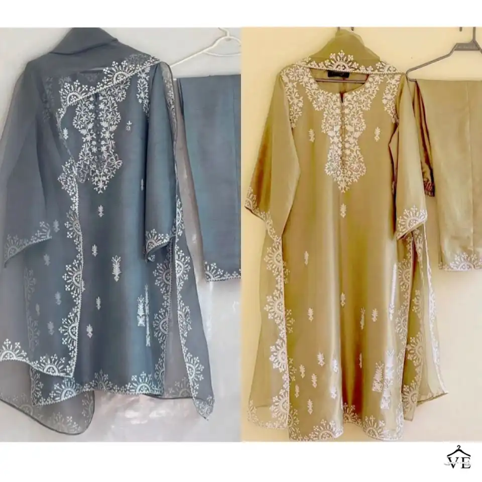Vardan Ethnic Hk 1535 Georgette Wholesale Designer Pakistani Readymade Salwar Suit Catalog — Wholesale Salwar Suits, MPA wholesale from Surat — view 5