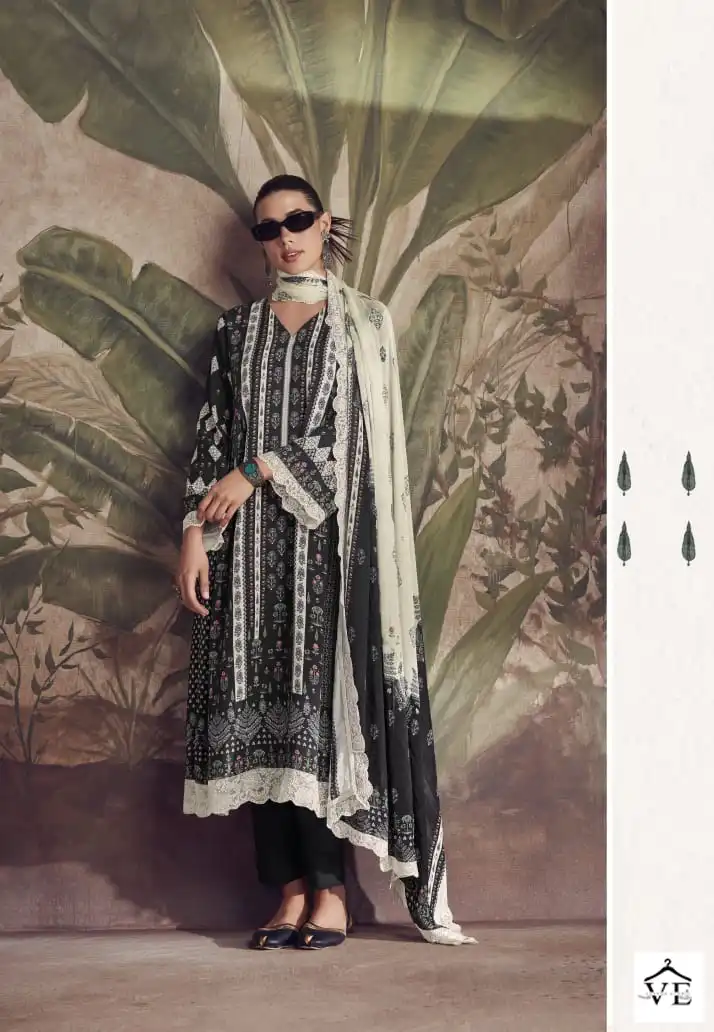 Kimora Fashion Heer Humsafar Pure Masline Wholesale Designer Salwar Suit Catalog — Wholesale Salwar Suits, MPA wholesale from Surat - Gallery Image 8