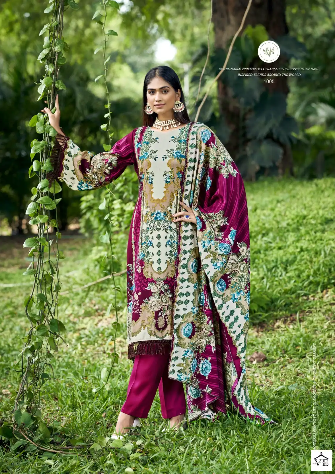 Kavya Kala Ibaadat Pashmina Wholesale Salwar Suit Catalog — Wholesale Salwar Suits, MPA wholesale from Surat - Gallery Image 5