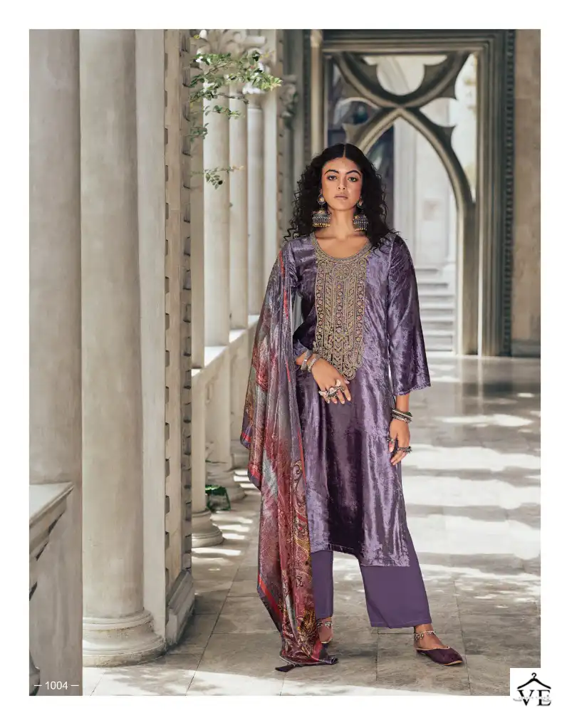 Rangati Ikhtiyar Viscose Velvet Wholesale Winter Wear Designer Suits Catalog — Wholesale Salwar Suits, MPA wholesale from Surat - Gallery Image 7
