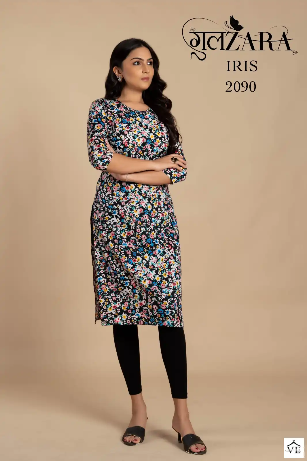 VE Iris Soft Crepe Wholesale Kurti Catalog — Wholesale Kurtis, MPA wholesale from Surat — view 6