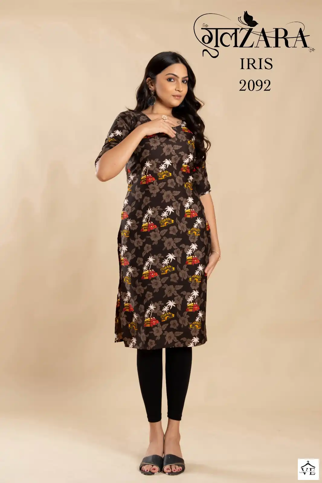 VE Iris Soft Crepe Wholesale Kurti Catalog — Wholesale Kurtis, MPA wholesale from Surat — view 7
