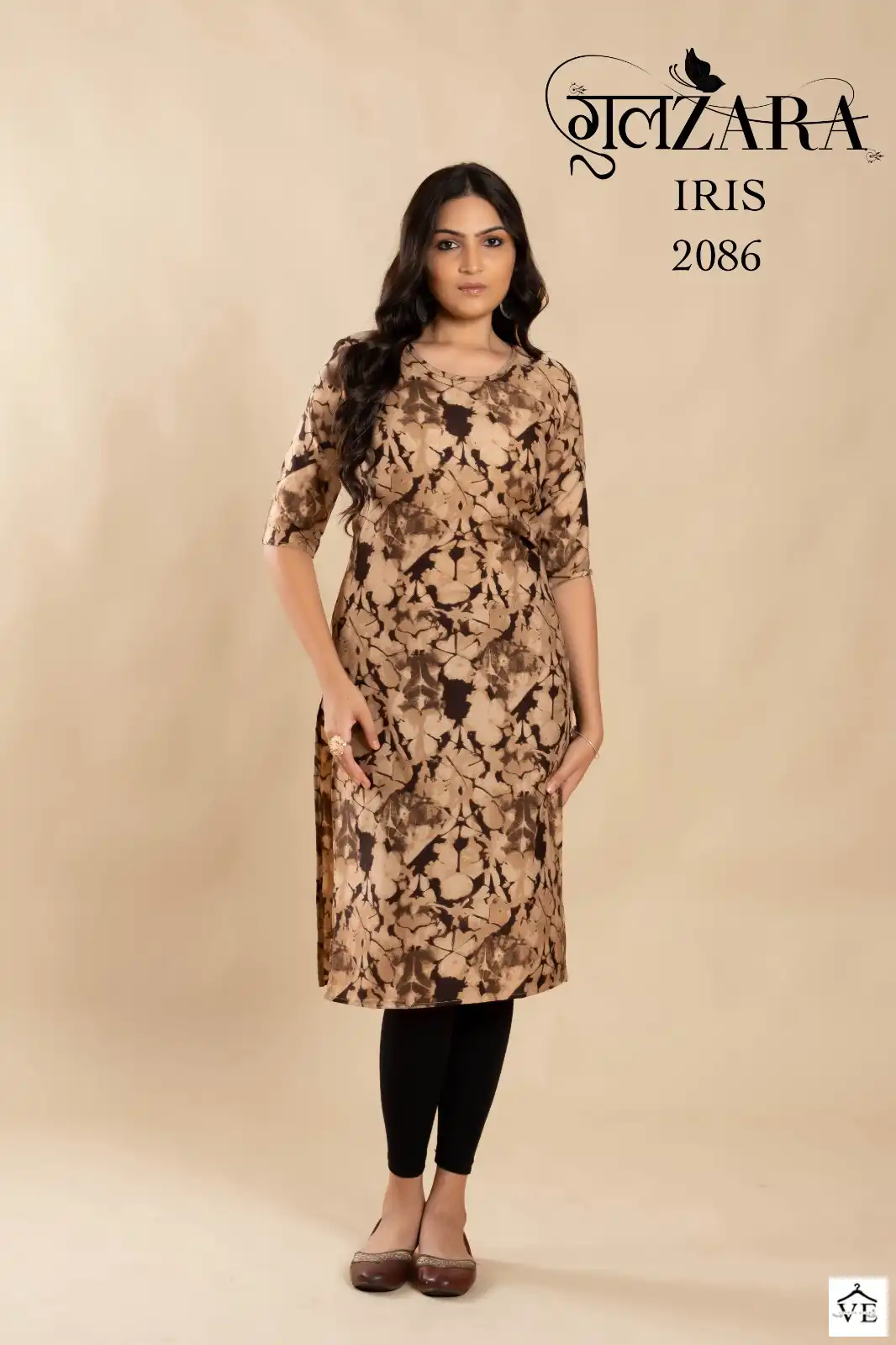 VE Iris Soft Crepe Wholesale Kurti Catalog — Wholesale Kurtis, MPA wholesale from Surat — view 8