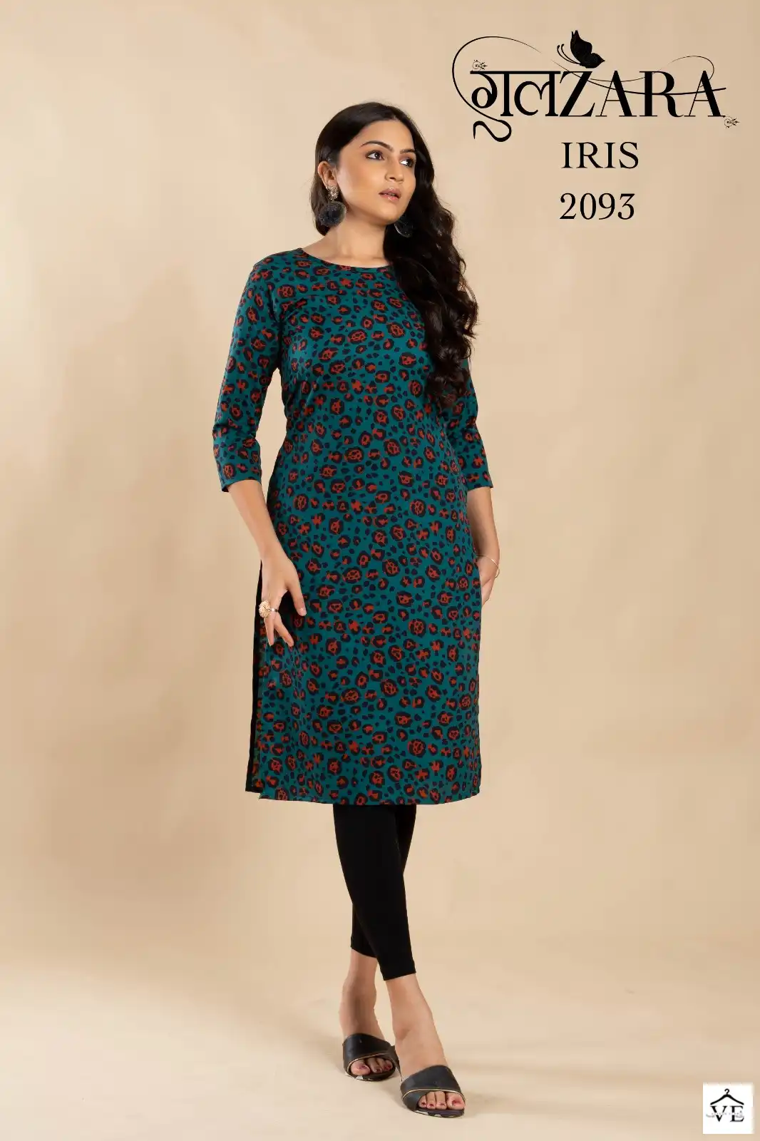 VE Iris Soft Crepe Wholesale Kurti Catalog — Wholesale Kurtis, MPA wholesale from Surat — view 9