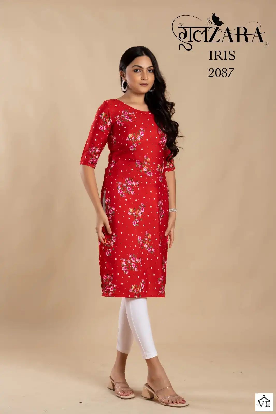 VE Iris Soft Crepe Wholesale Kurti Catalog — Wholesale Kurtis, MPA wholesale from Surat — view 10