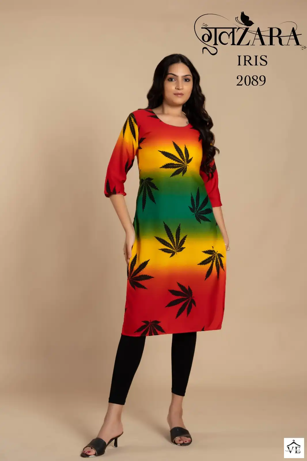 VE Iris Soft Crepe Wholesale Kurti Catalog — Wholesale Kurtis, MPA wholesale from Surat — view 3