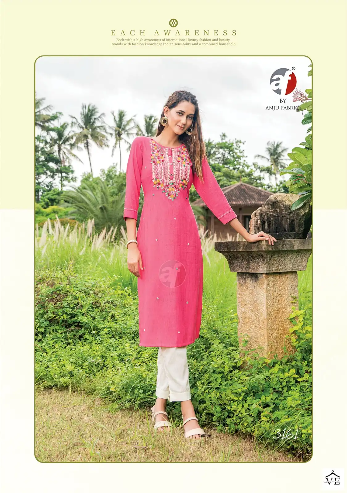 Anju Fabrics Impressive Heavy Viscose Rayon 20 Kg Wholesale Designer Kurtis Catalog — Wholesale Kurtis, MPA wholesale from Surat - Gallery Image 2