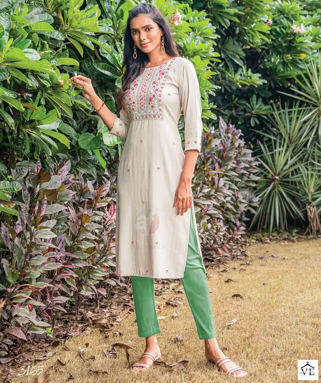 Anju Fabrics Impressive Heavy Viscose Rayon 20 Kg Wholesale Designer Kurtis Catalog — Wholesale Kurtis, MPA wholesale from Surat — view 1
