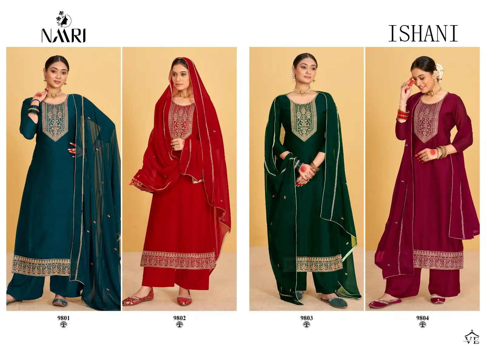 Naari Ishani Zomato Silk Wholesale Designer Salwar Suit Catalog — Wholesale Salwar Suits, MPA wholesale from Surat — view 5