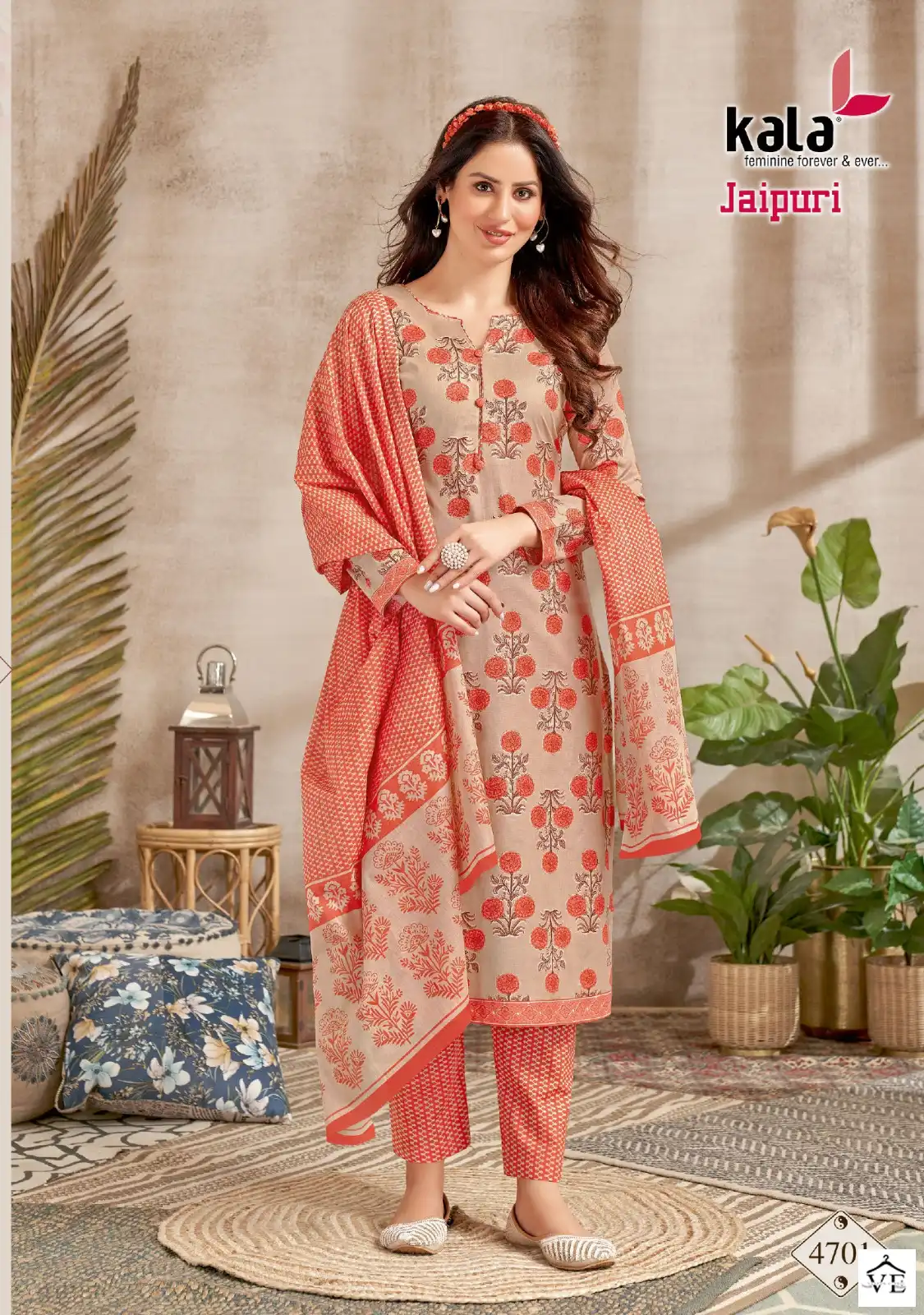 Kala Fashion Jaipuri Vol 2 Cotton Wholesale Readymade Salwar Suit Catalog — Wholesale Salwar Suits, MPA wholesale from Surat - Gallery Image 3