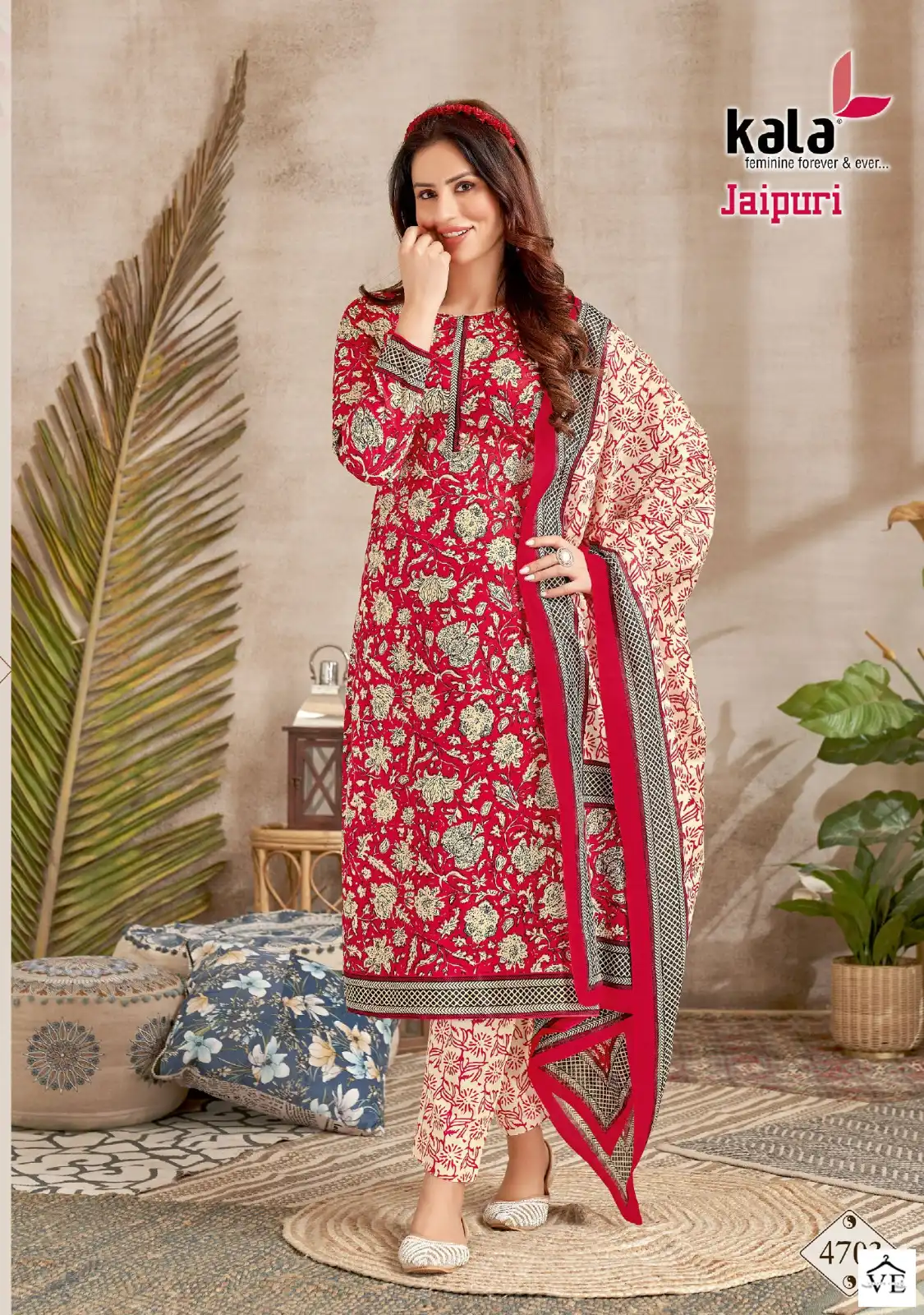 Kala Fashion Jaipuri Vol 2 Cotton Wholesale Readymade Salwar Suit Catalog — Wholesale Salwar Suits, MPA wholesale from Surat - Gallery Image 5