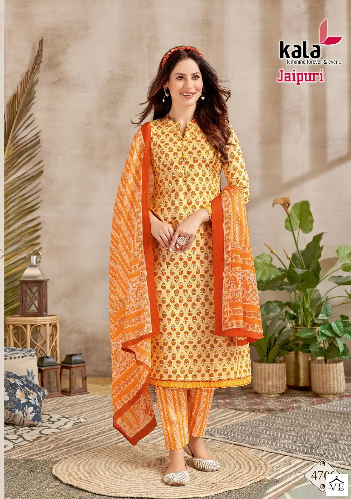 Kala Fashion Jaipuri Vol 2 Cotton Wholesale Readymade Salwar Suit Catalog — Wholesale Salwar Suits, MPA wholesale from Surat - Gallery Image 6