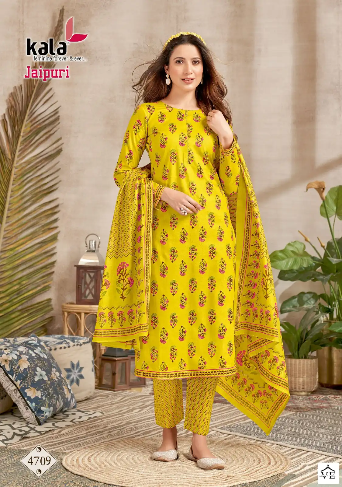 Kala Fashion Jaipuri Vol 2 Cotton Wholesale Readymade Salwar Suit Catalog — Wholesale Salwar Suits, MPA wholesale from Surat - Gallery Image 8