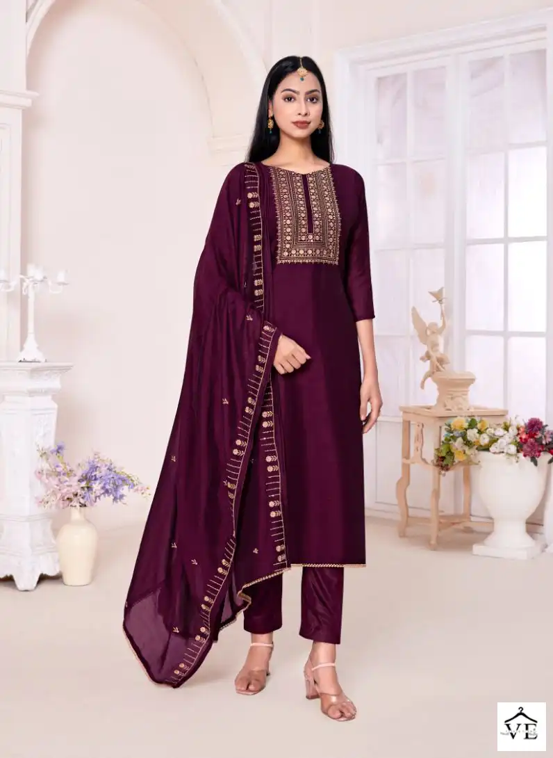Vishnu Jannat A Noor Silk Wholesale Fancy Sequence Designer Salwar Suit Catalog — Wholesale Salwar Suits, MPA wholesale from Surat - Gallery Image 10