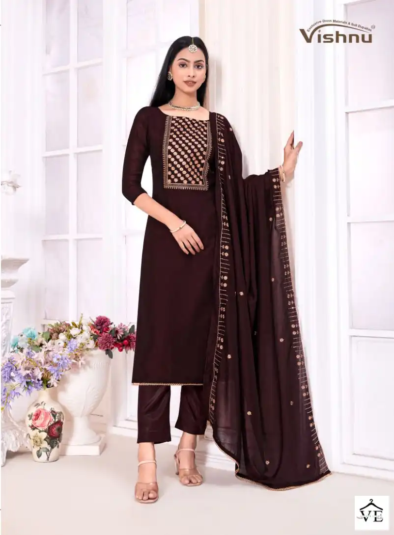 Vishnu Jannat A Noor Silk Wholesale Fancy Sequence Designer Salwar Suit Catalog — Wholesale Salwar Suits, MPA wholesale from Surat - Gallery Image 2
