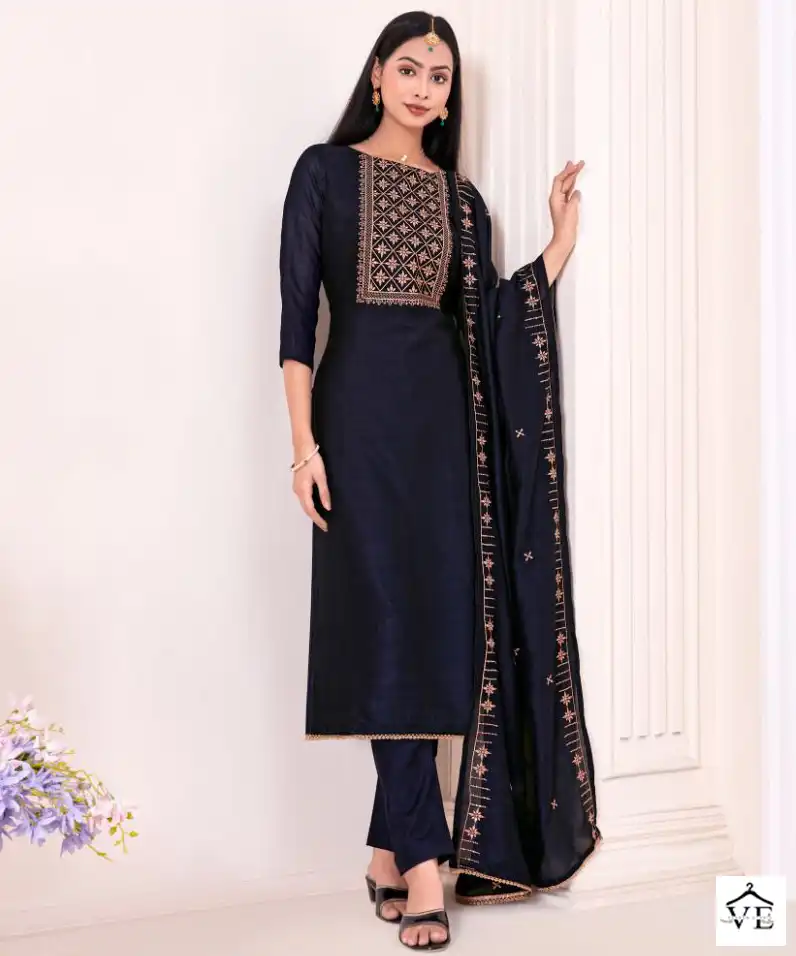 Vishnu Jannat A Noor Silk Wholesale Fancy Sequence Designer Salwar Suit Catalog — Wholesale Salwar Suits, MPA wholesale from Surat — view 1