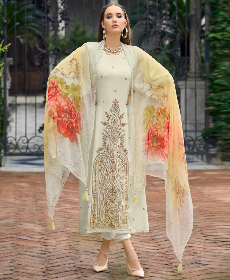 Rangati Jashen E Rang Pure Wool Wholesale Designer Salwar Suit Catalog — Wholesale Salwar Suits, MPA wholesale from Surat — view 1
