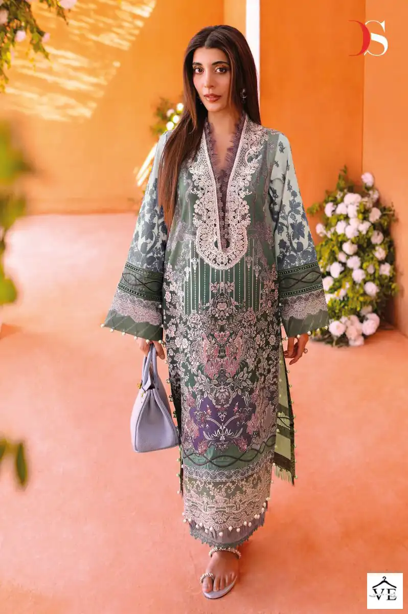 Deepsy Suits Jade Solitaire 23 Pure Cotton Wholesale Pakistani Salwar Suit Catalog — Wholesale Salwar Suits, MPA wholesale from Surat - Gallery Image 3