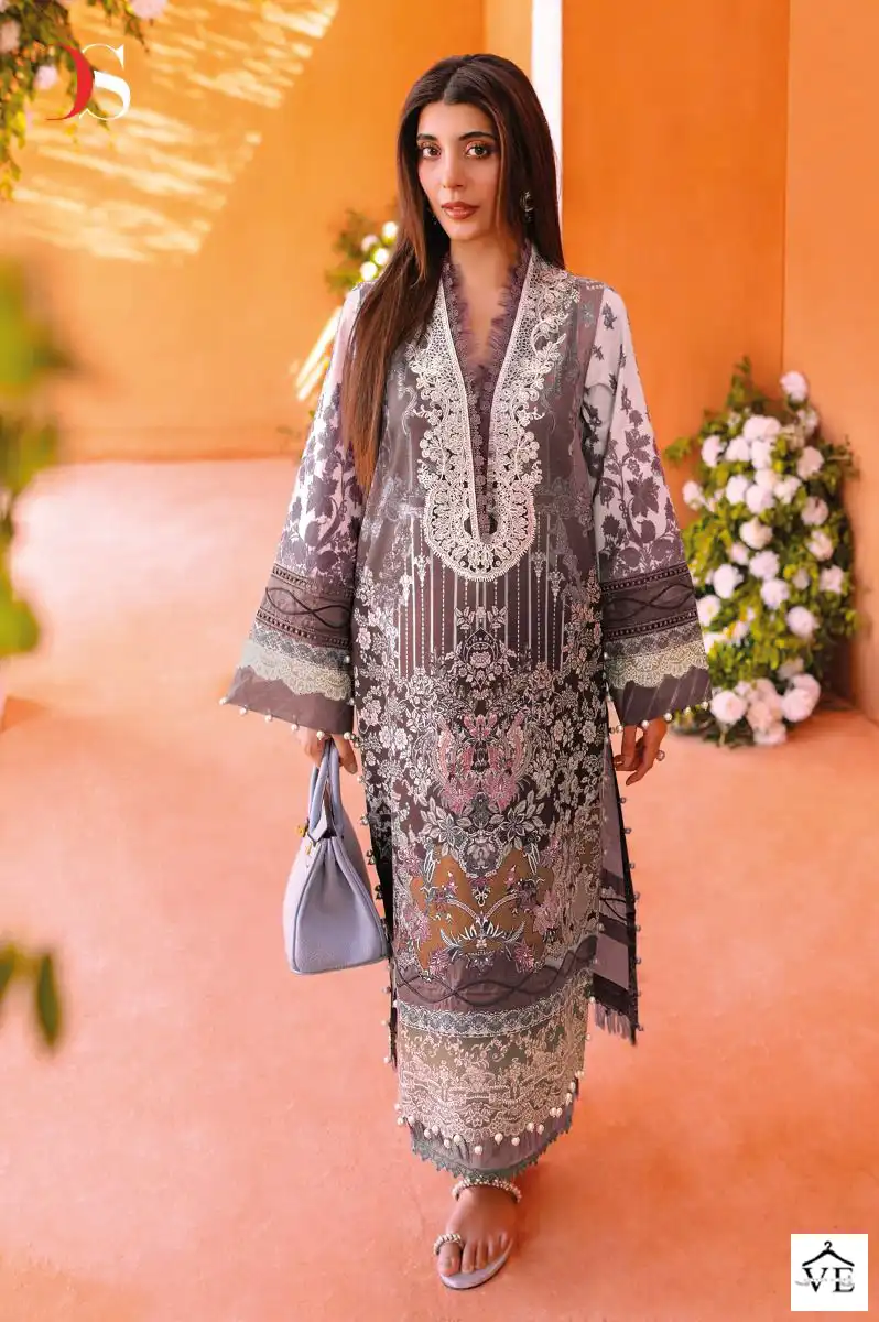 Deepsy Suits Jade Solitaire 23 Pure Cotton Wholesale Pakistani Salwar Suit Catalog — Wholesale Salwar Suits, MPA wholesale from Surat - Gallery Image 7