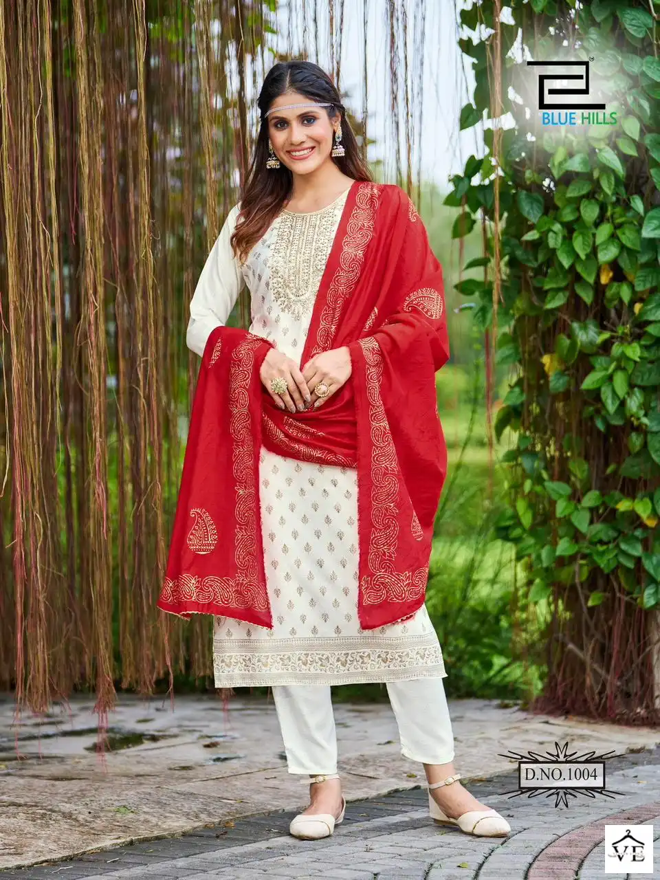 Blue Hills Jawani Viscose Wholesale Readymade Salwar Suit Catalog — Wholesale Salwar Suits, Blue Hills wholesale from Surat - Gallery Image 5