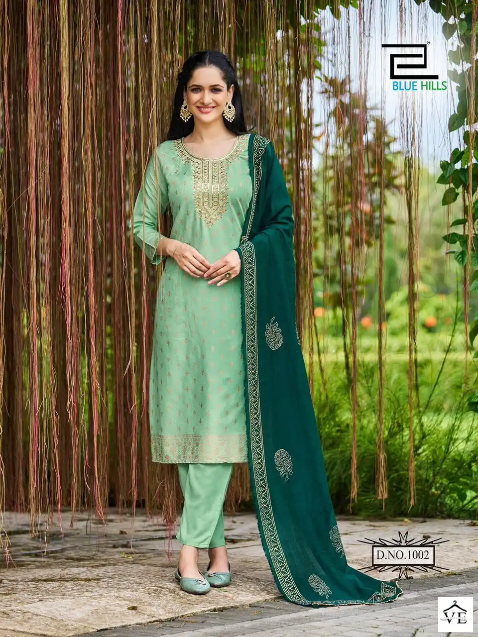 Blue Hills Jawani Viscose Wholesale Readymade Salwar Suit Catalog — Wholesale Salwar Suits, Blue Hills wholesale from Surat - Gallery Image 7