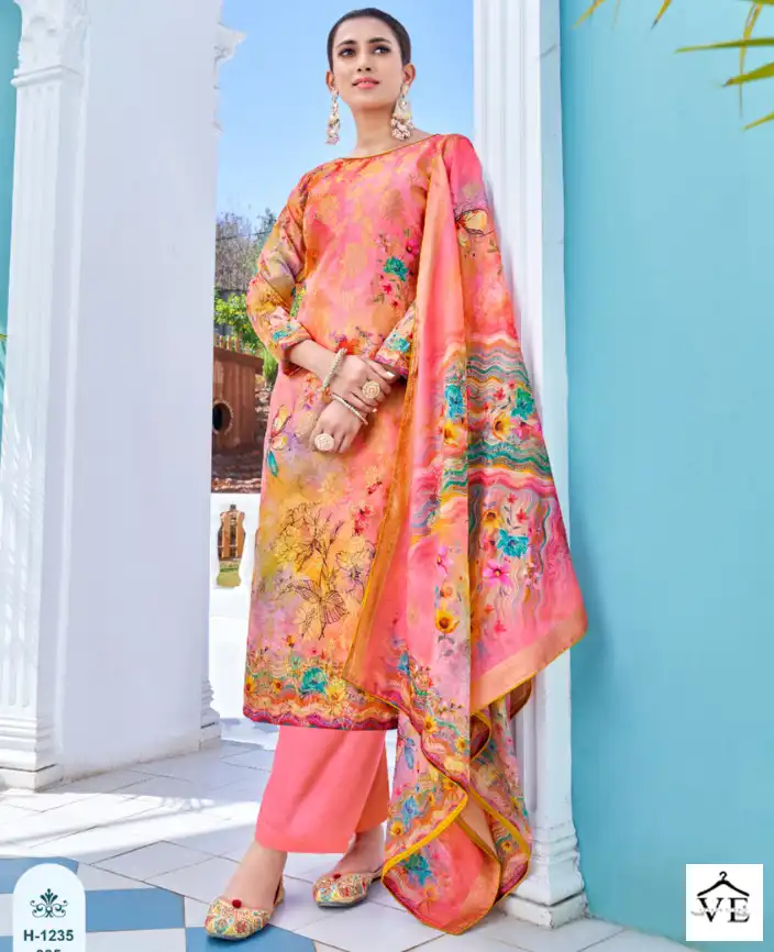 Alok Suits Kalki Edition Vol 10 Jacquard Wholesale Designer Salwar Suit Catalog — Wholesale Salwar Suits, MPA wholesale from Surat — view 1