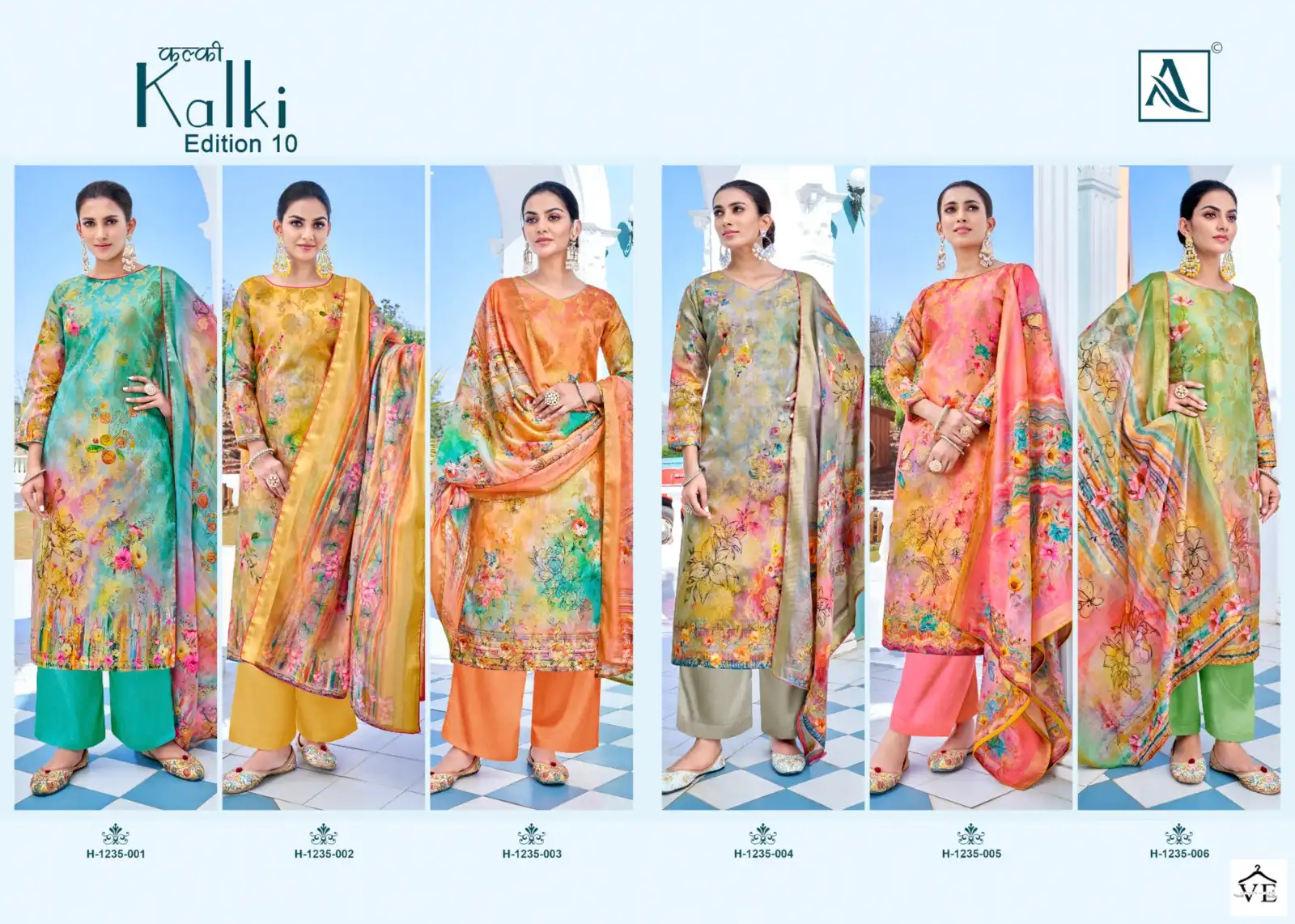 Alok Suits Kalki Edition Vol 10 Jacquard Wholesale Designer Salwar Suit Catalog — Wholesale Salwar Suits, MPA wholesale from Surat — view 7