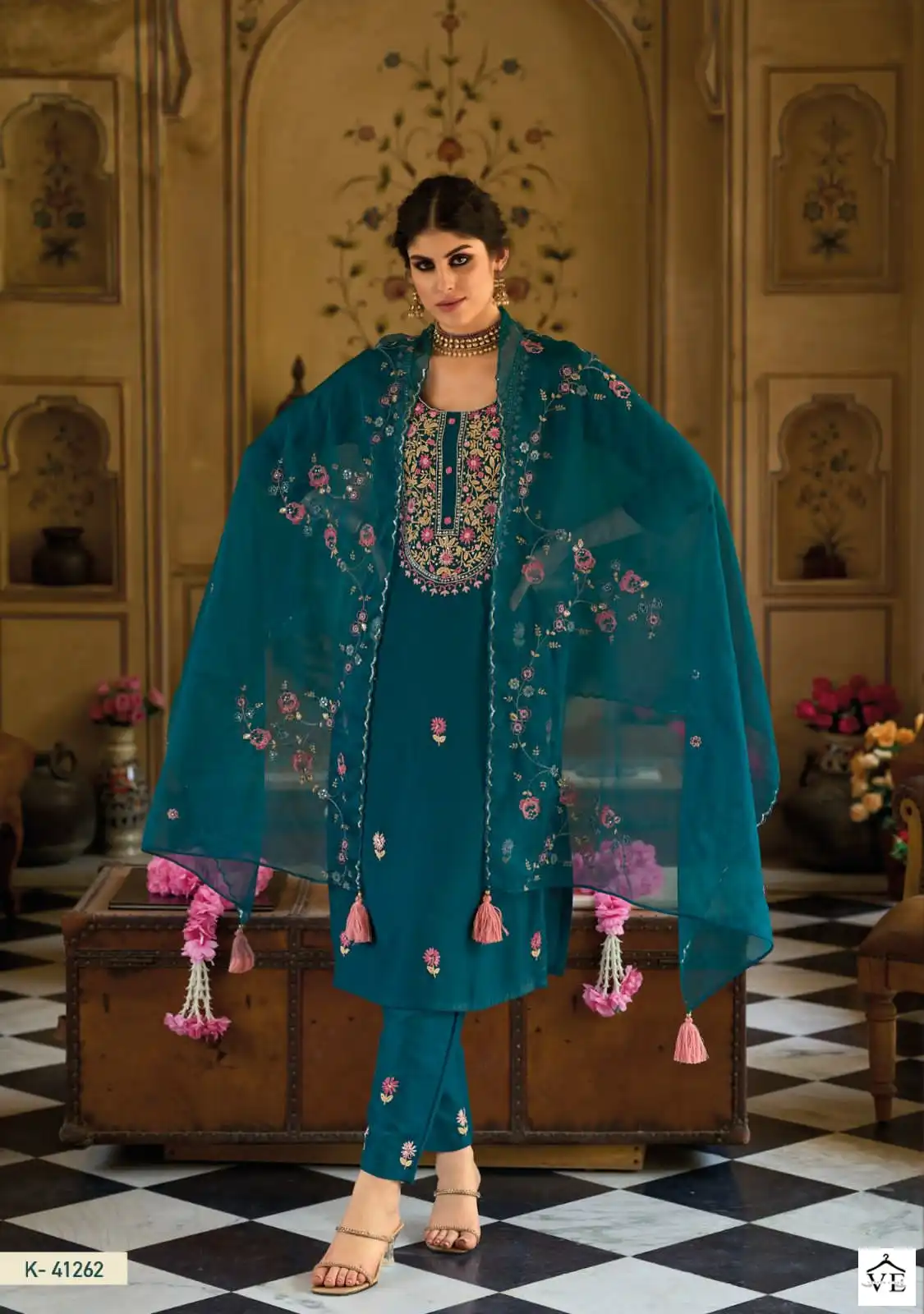 Kailee Fashion Kantha Vol 2 Pure Viscose Silk Wholesale Designer Readymade Salwar Suit Catalog — Wholesale Salwar Suits, Kailee Fashion wholesale from Surat - Gallery Image 3